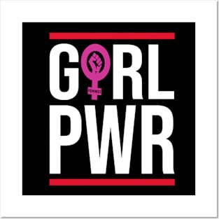 GRL PWR Posters and Art